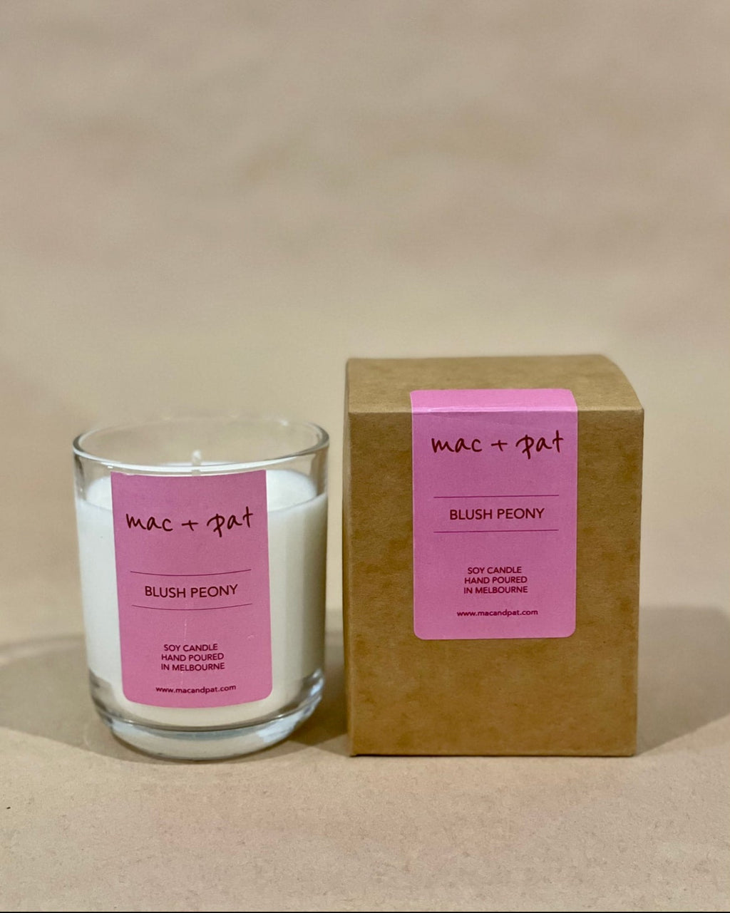 Blush Peony Candle — MAC + PAT | Calla Collective