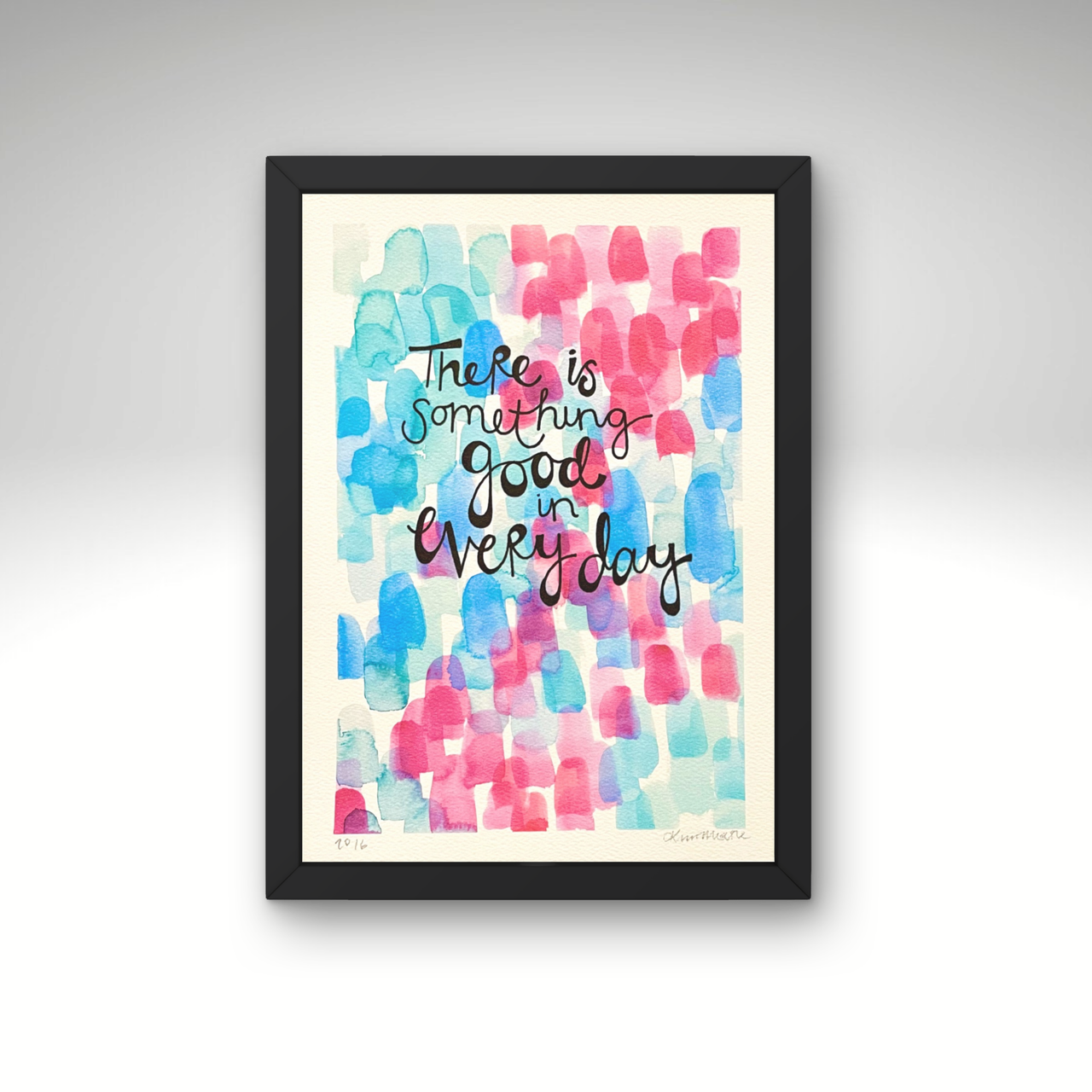 'Something Good' — Watercolour and Word PRINT | Calla Collective