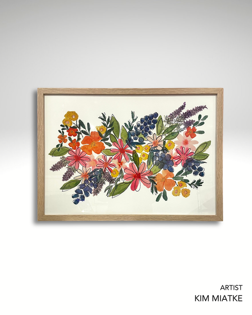 'In Mum's Garden' - Watercolour Flower ART PRINT — Kim Miatke Art | Calla Collective