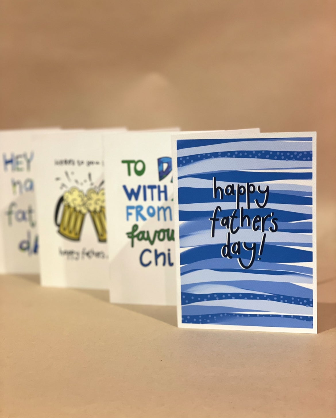 'Happy Father's Day' Blues -  FATHER'S DAY CARD 2025 — KIM MIATKE ART | Calla Collective