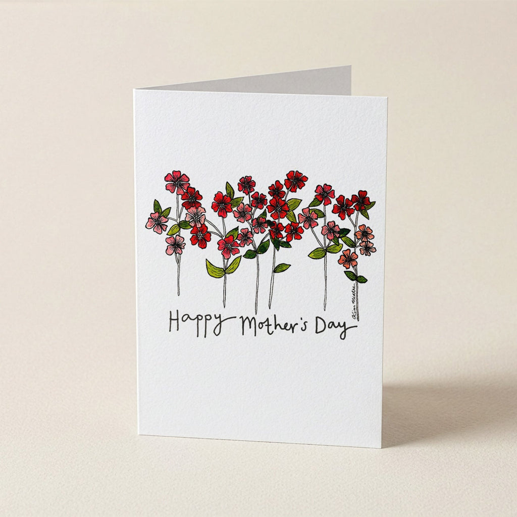 'Happy Mother's Day' Mini Pink Flowers CARD — CALLA COLLECTIVE | Calla Collective