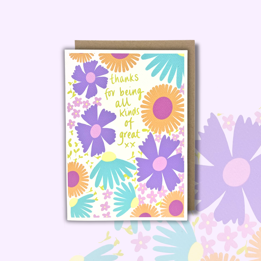 'Thank you for being all kinds of Great!' CARD — CALLA COLLECTIVE | Calla Collective