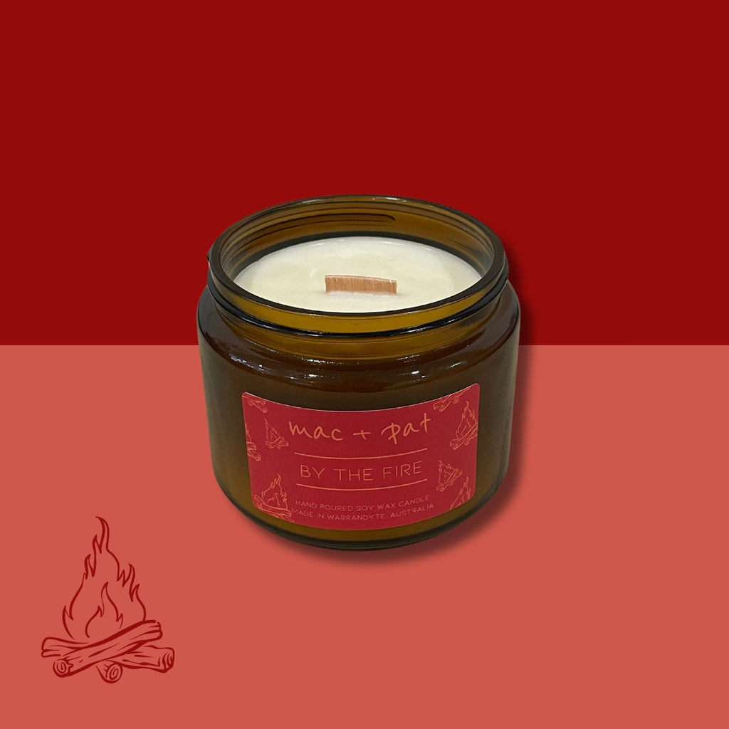 By The Fire Candle - Winter Series Candle — MAC + PAT | Calla Collective