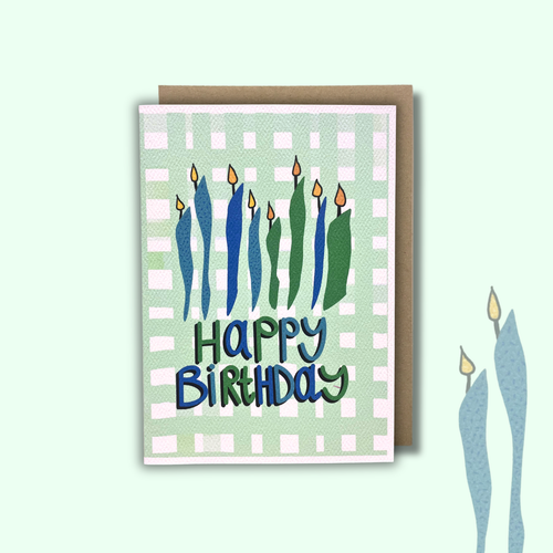 'Happy Birthday' Candles — KIM MIATKE ART | Calla Collective