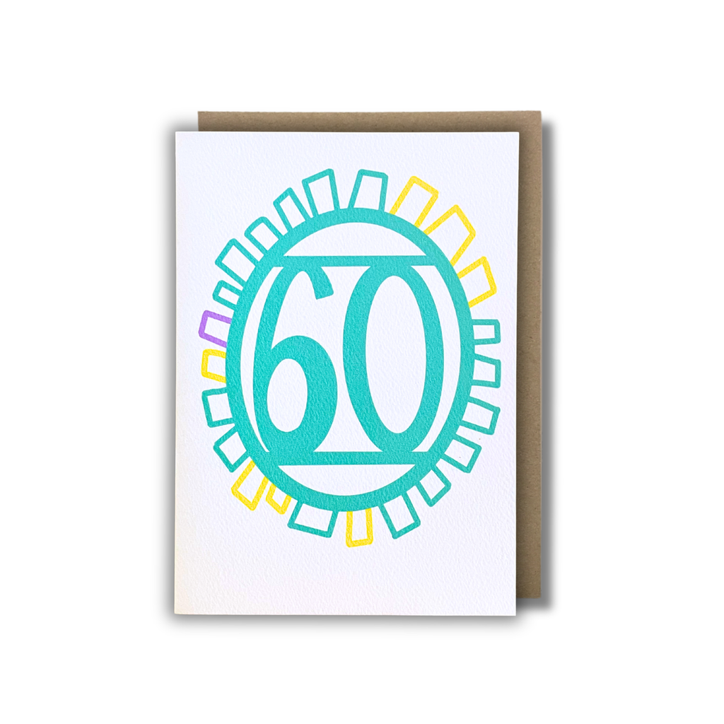 '60' Birthday Card — KIM MIATKE ART | Calla Collective