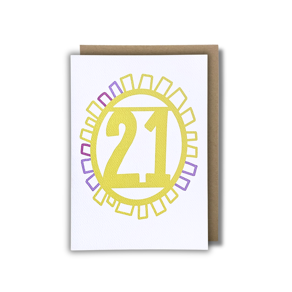'21' Birthday Card — KIM MIATKE ART | Calla Collective