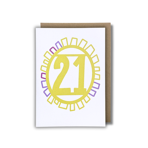 '21' Birthday Card — KIM MIATKE ART | Calla Collective