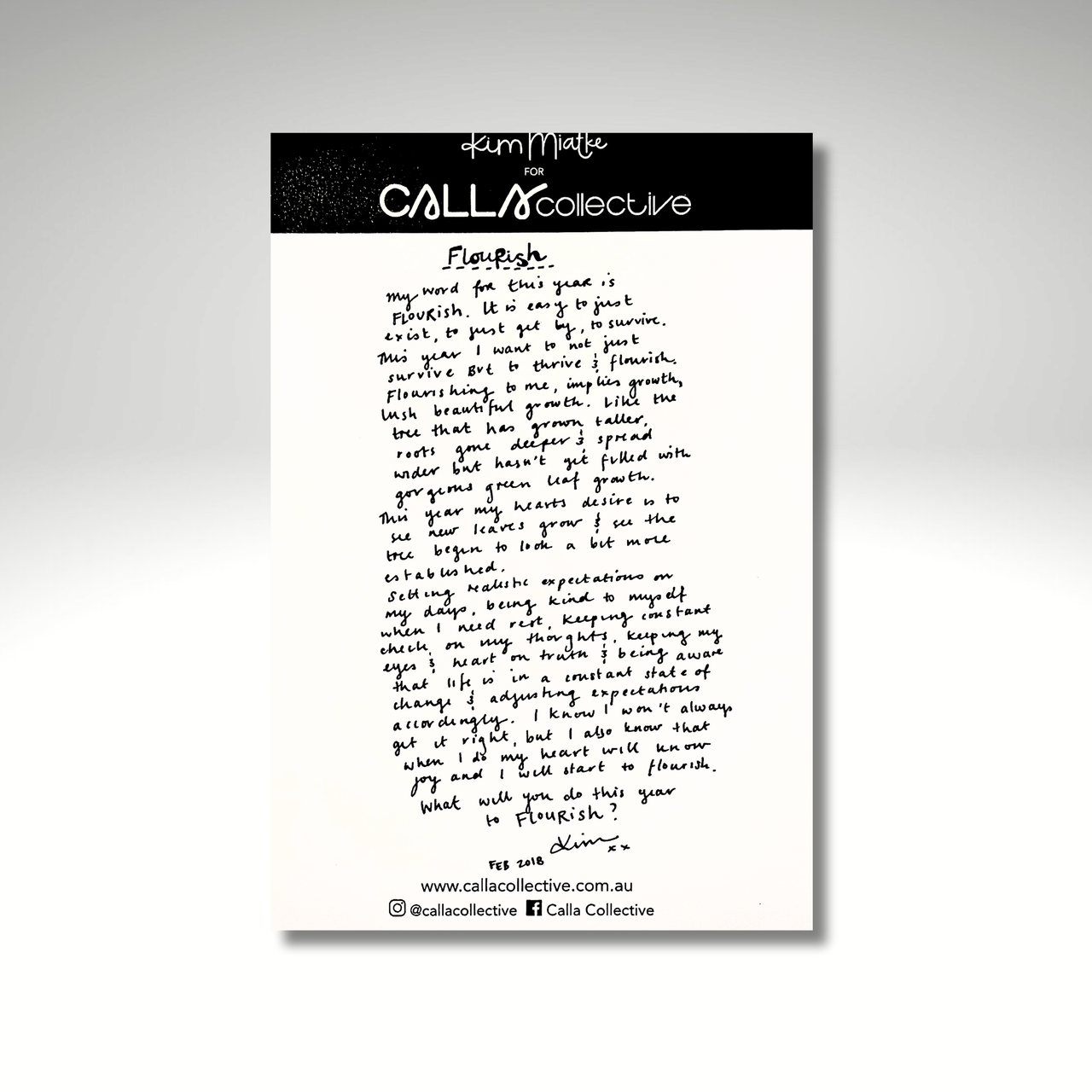 Flourish — PRINT | Calla Collective
