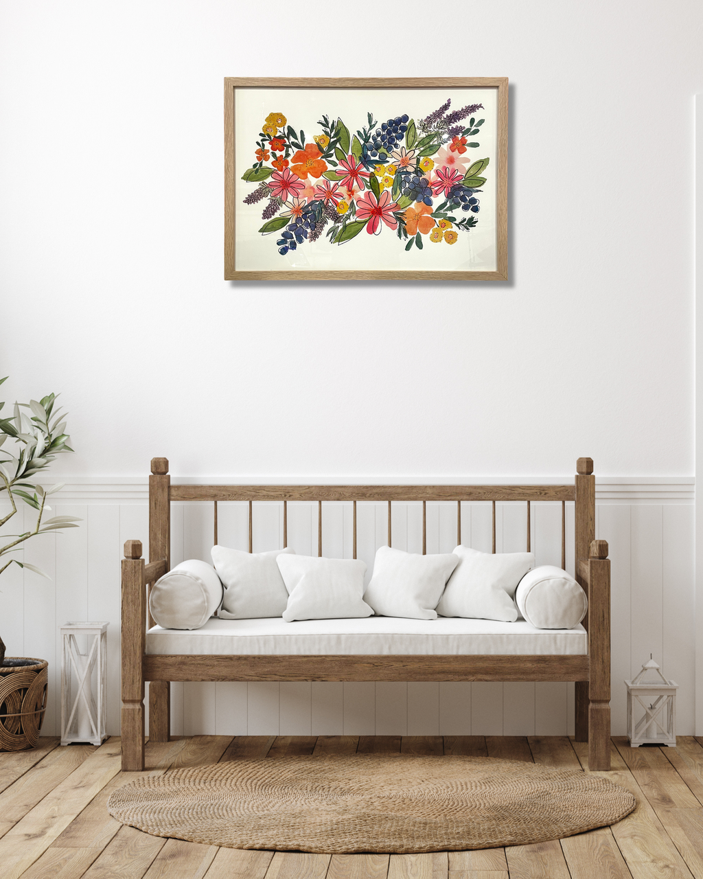 'In Mum's Garden' - Watercolour Flower ART PRINT — Kim Miatke Art | Calla Collective