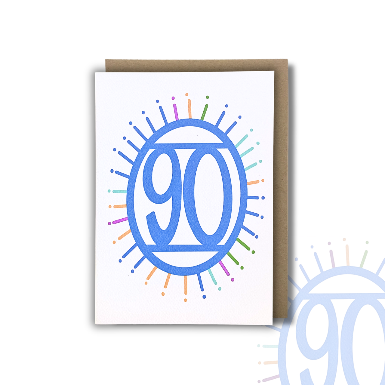 '90' Birthday Card — KIM MIATKE ART | Calla Collective
