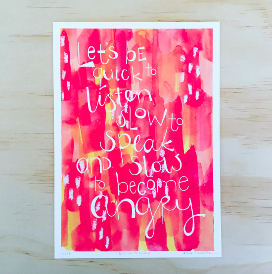 Be Quick — PRINT | Calla Collective