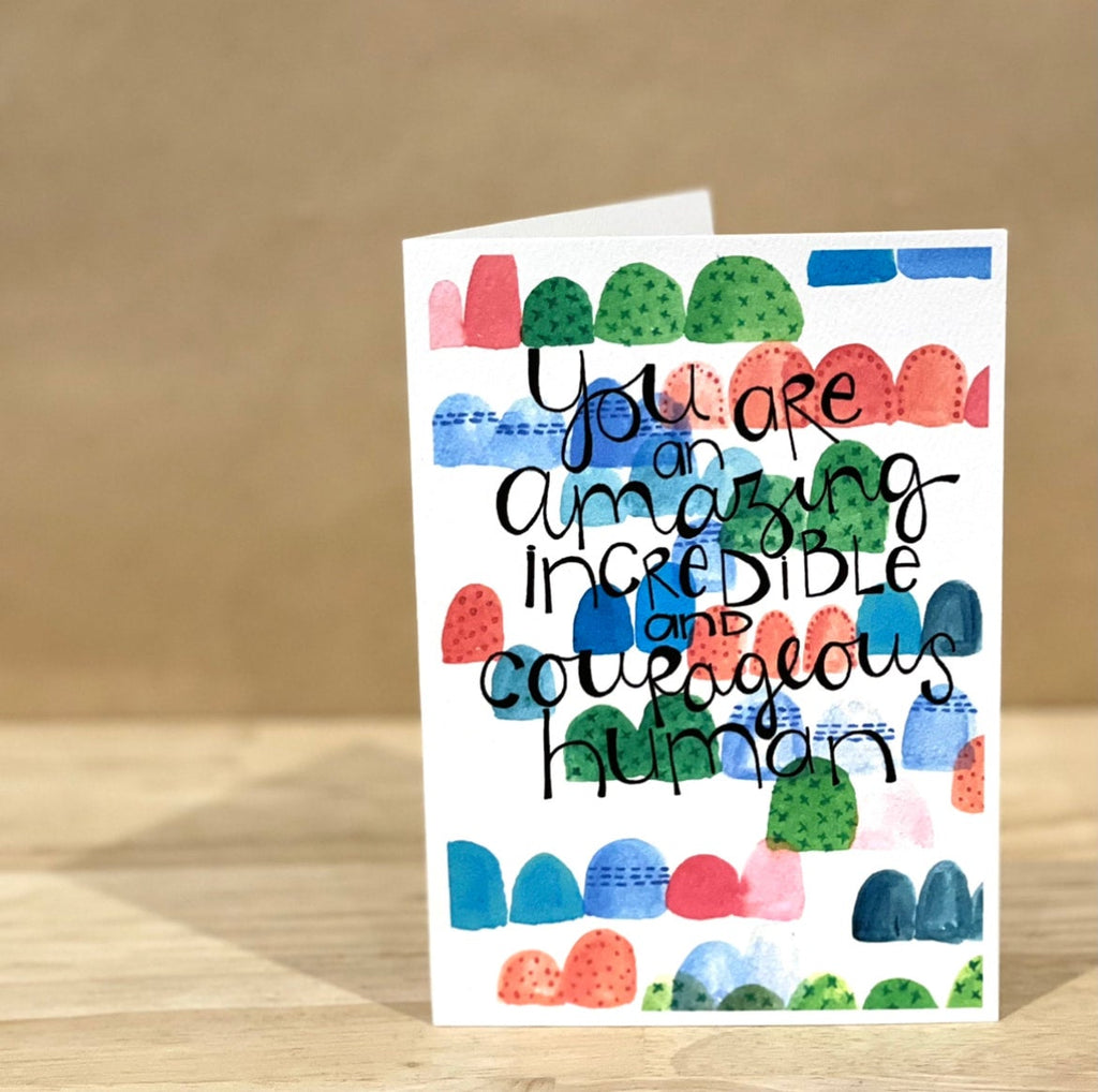 'Courageous Human' CARD — Kim Miatke Greeting Card | Calla Collective