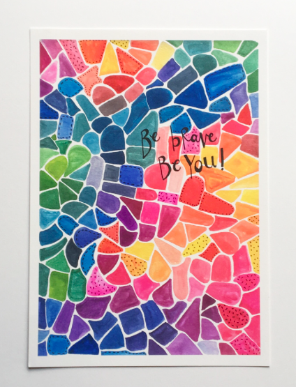 Be Brave Be You — PRINT | Calla Collective