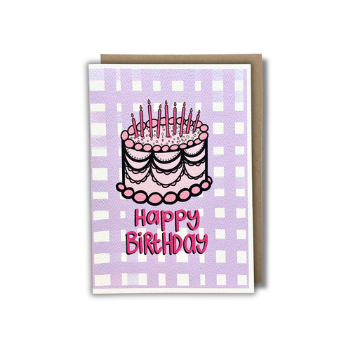 'Happy Birthday' Cake — KIM MIATKE ART | Calla Collective