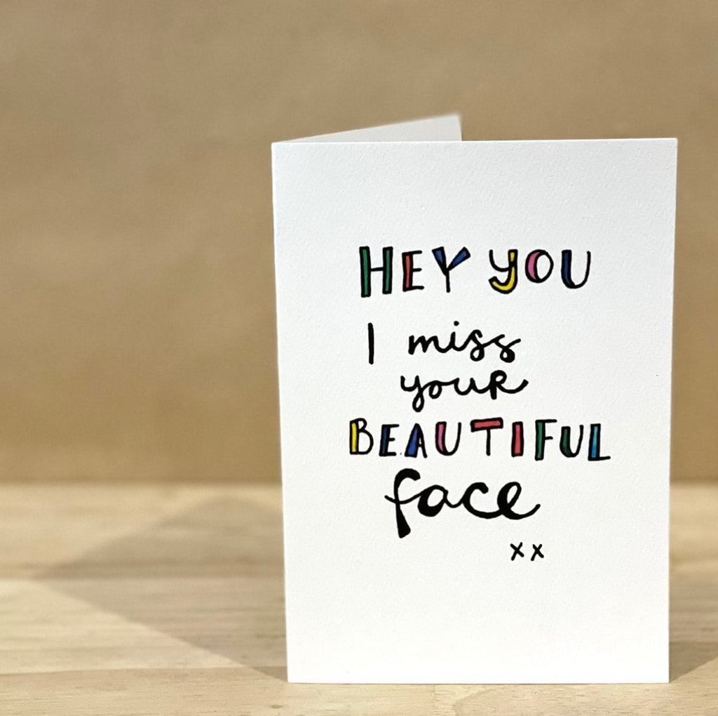 'Miss Your Beautiful Face' CARD — CALLA COLLECTIVE | Calla Collective