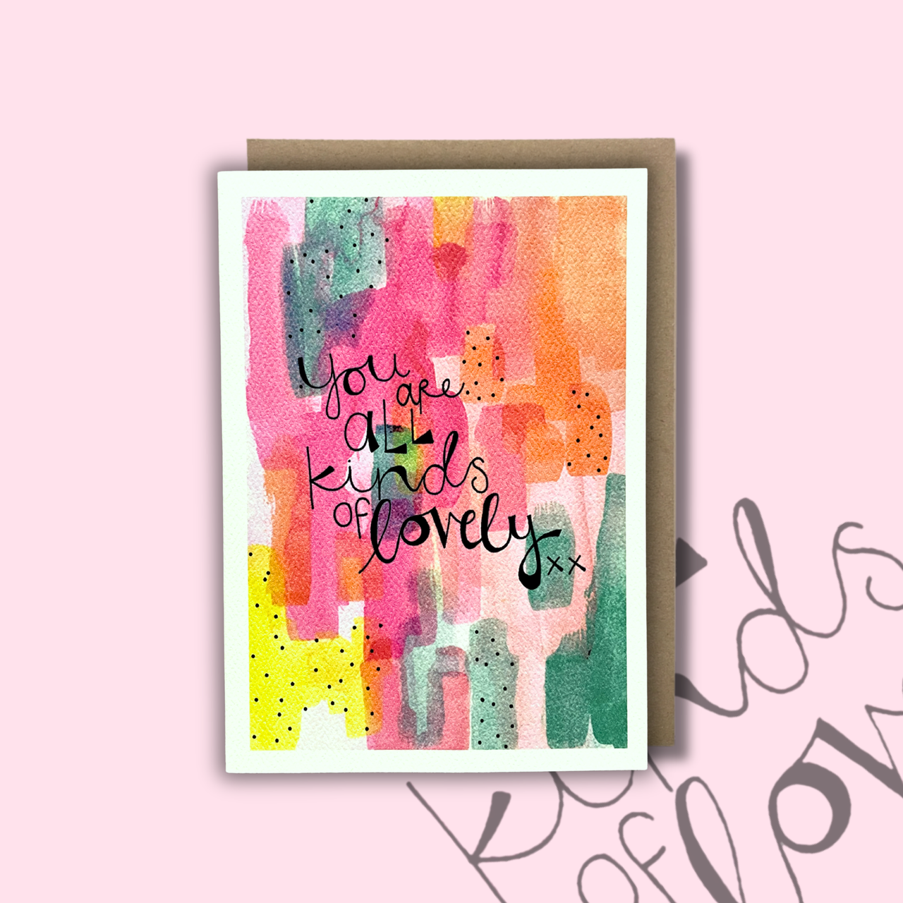 'All Kinds of Lovely' CARD — KIM MIATKE ART | Calla Collective