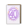 '40' Birthday Card — KIM MIATKE | Calla Collective