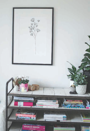 Wildflower Joy - Black/White Ink Art PRINT — Kim Miatke Art | Calla Collective