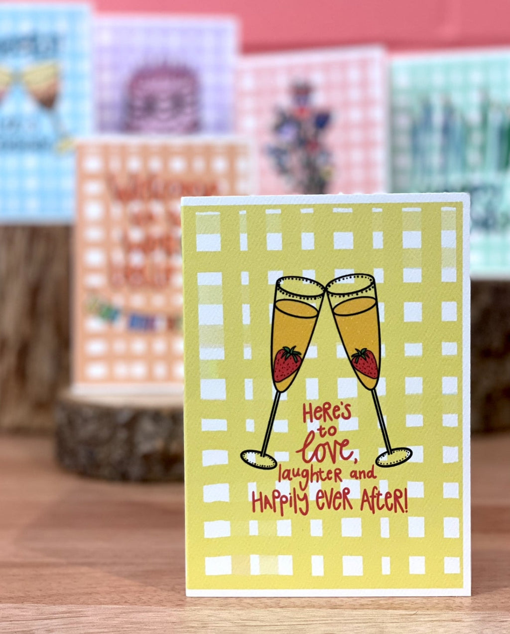'Here's to Love'  CHECK CARD — KIM MIATKE ART | Calla Collective