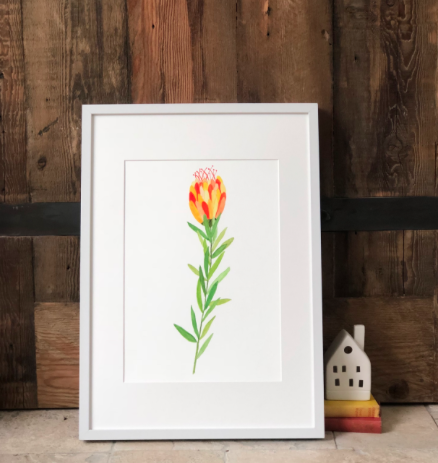 Botanical Yellow Bloom — Kim Miatke Art | Calla Collective