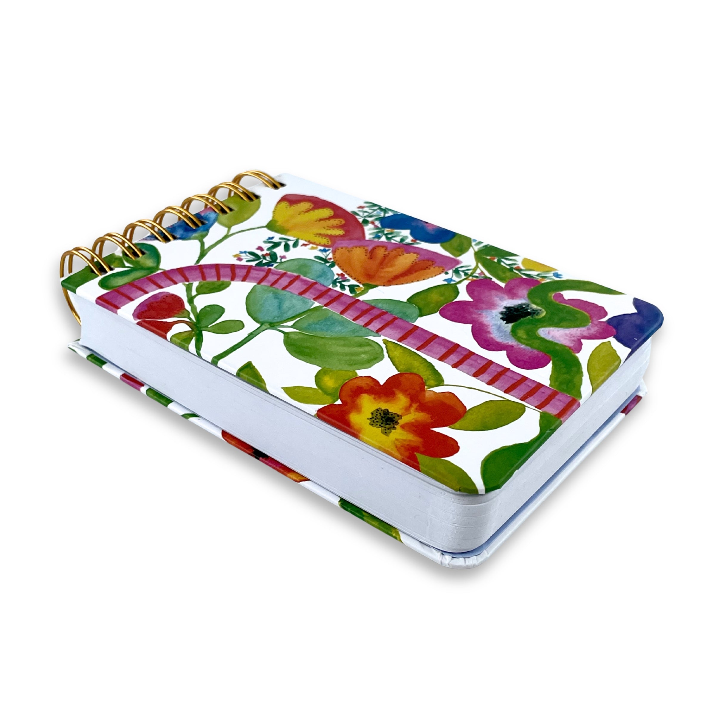 WS Gold Spiral Notebook A6 - Pathways