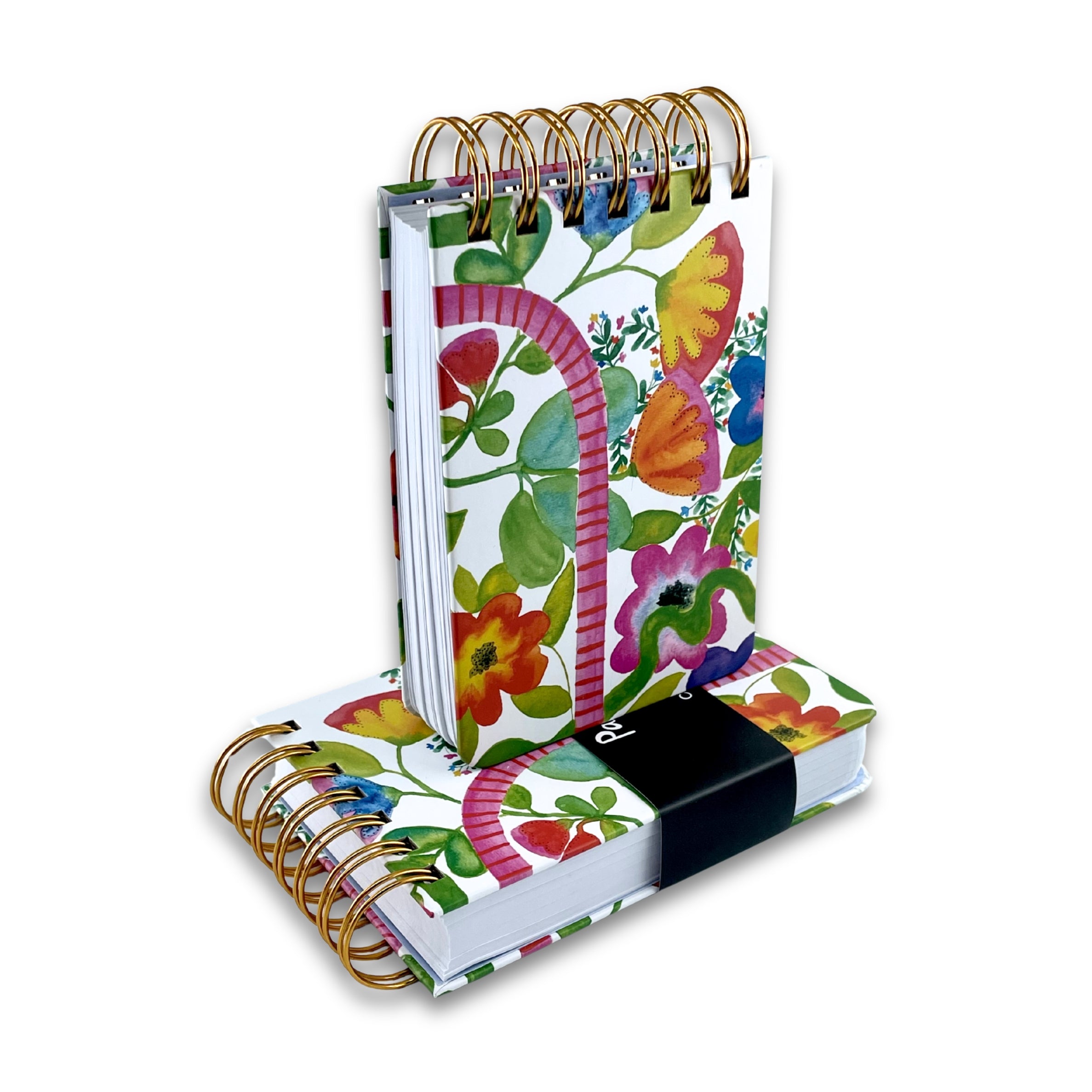 WS Gold Spiral Notebook A6 - Pathways