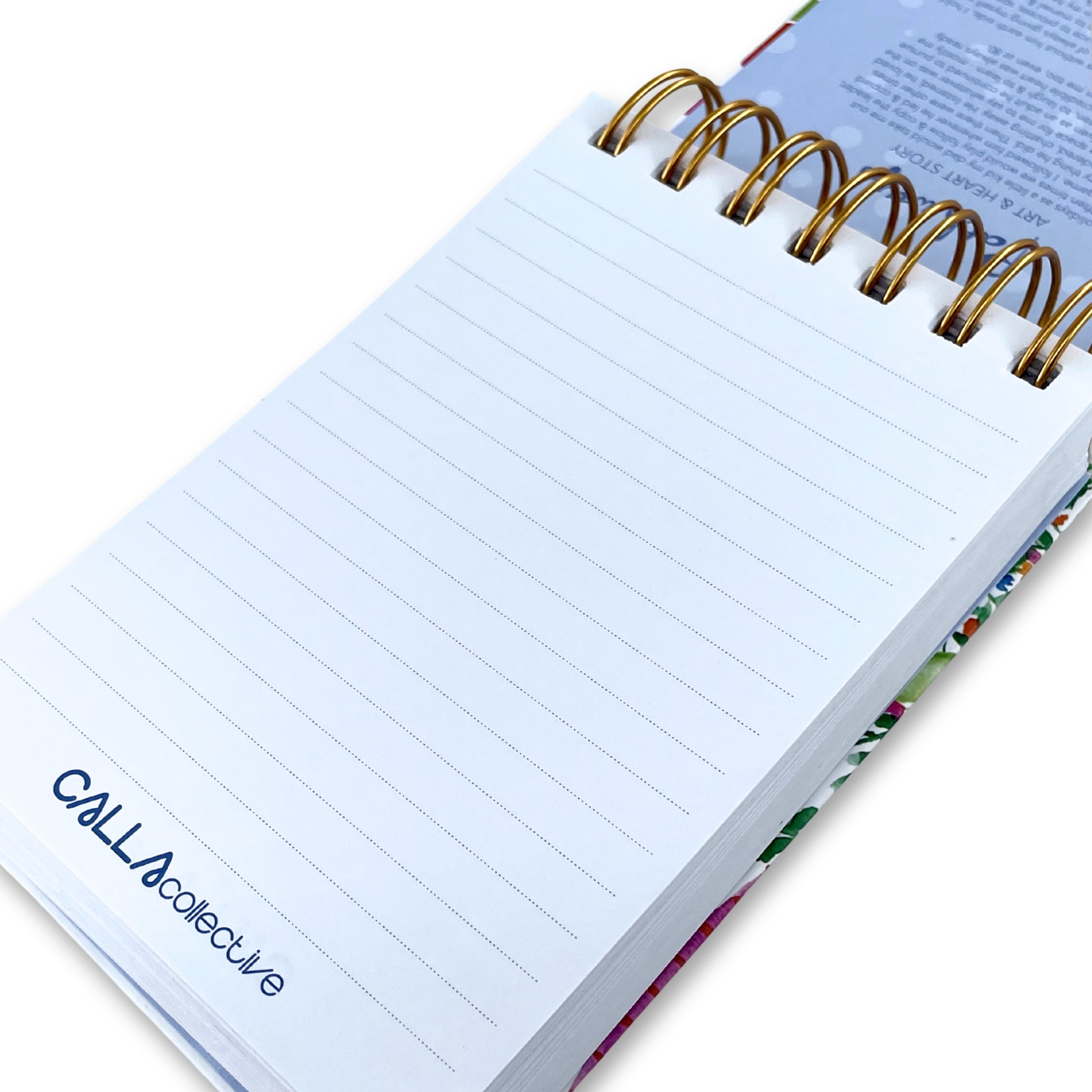 WS Gold Spiral Notebook A6 - Pathways