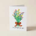 So Grateful For You - FB - Word Greeting Card
