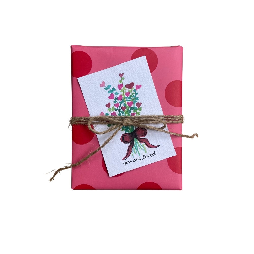'You are Loved' (Bunch of Hearts) LARGE GIFT TAG — Kim Miatke ART | Calla Collective