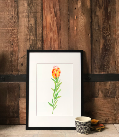 Botanical Yellow Bloom — Kim Miatke Art | Calla Collective