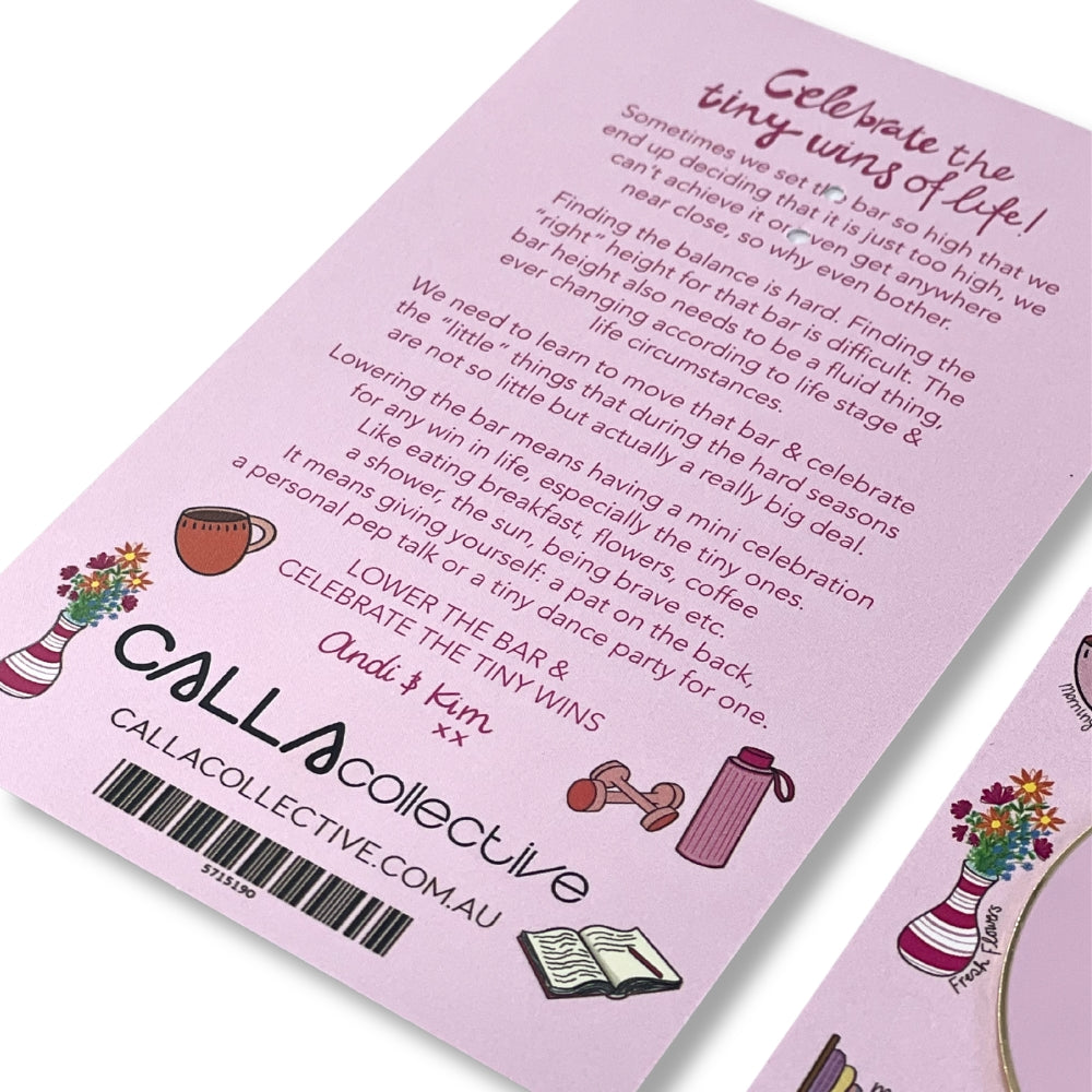 'Celebrate the Tiny Wins of Life' Keychain