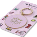WS Keychain - Pink/Yellow - CTW - 'Celebrate the Tiny Wins of Life'