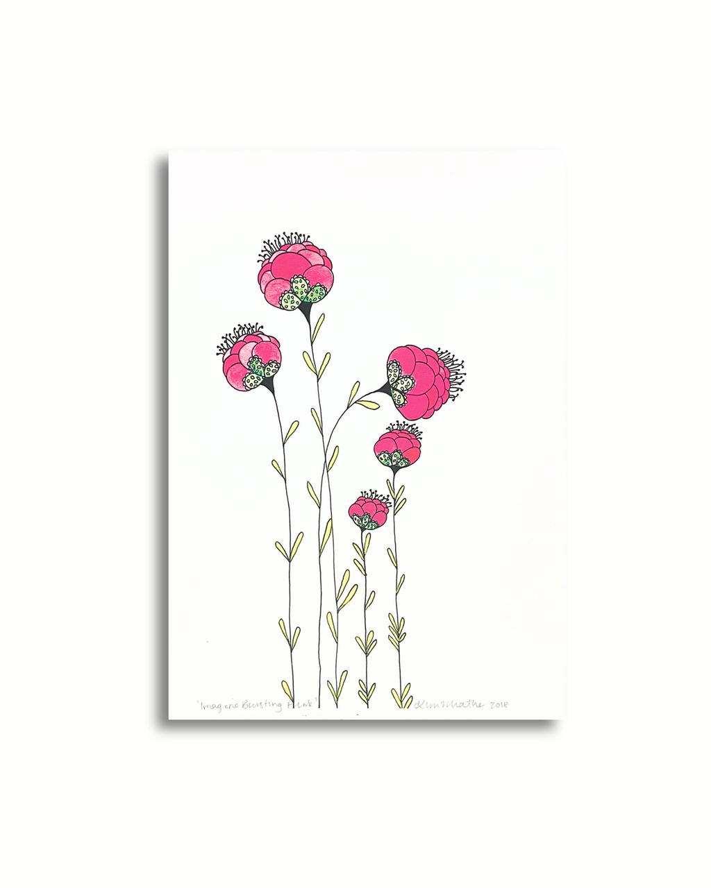 Bursting Pink — Kim Miatke Art | Calla Collective