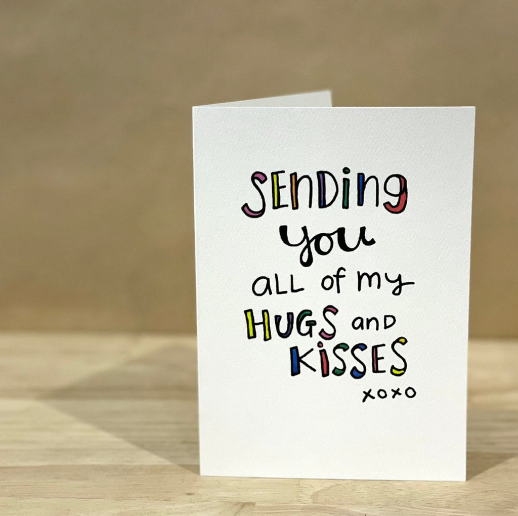 'Sending Hugs and Kisses' CARD — CALLA COLLECTIVE | Calla Collective