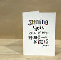 'Sending Hugs and Kisses' CARD — CALLA COLLECTIVE | Calla Collective