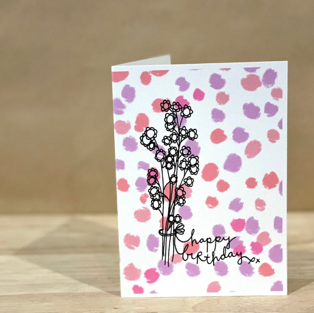 'Happy Birthday' Flower bunch — KIM MIATKE ART | Calla Collective