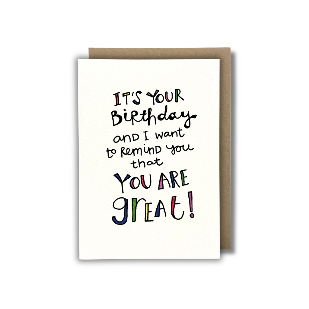 'It's Your Birthday!' CARD — CALLA COLLECTIVE | Calla Collective