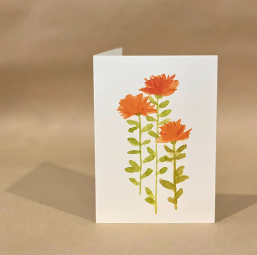 'Orange Bloom (Wild Things)' CARD — CALLA COLLECTIVE | Calla Collective