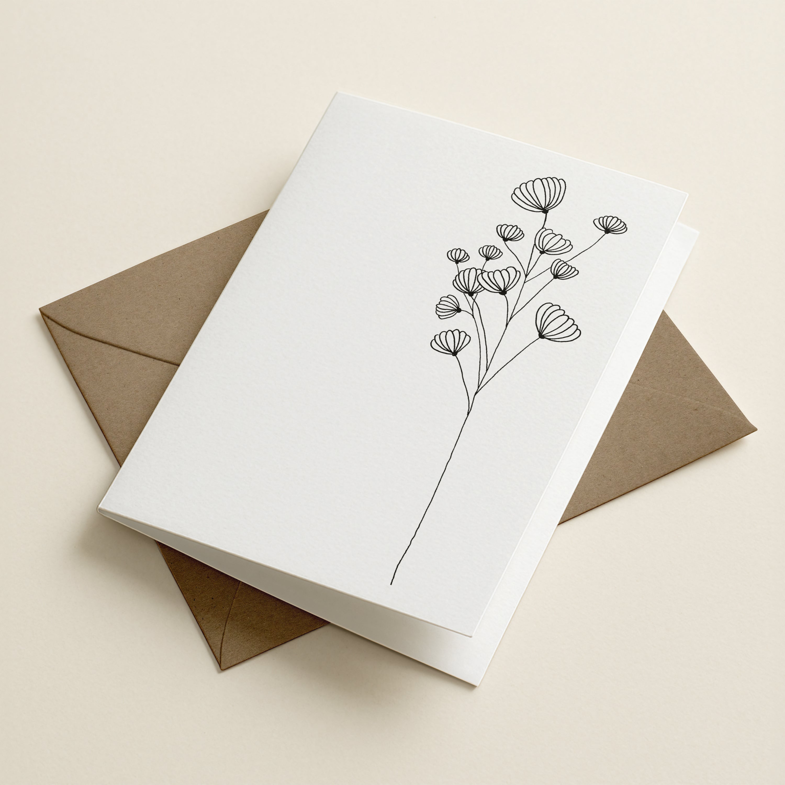 Joy Wildflower - BOTANICAL GREETING CARD