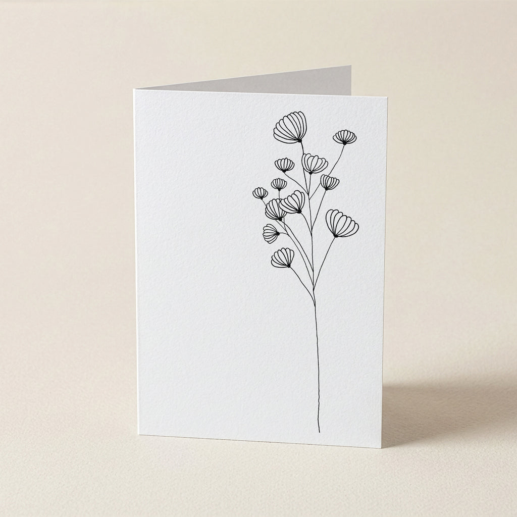 Joy Wildflower - BOTANICAL GREETING CARD