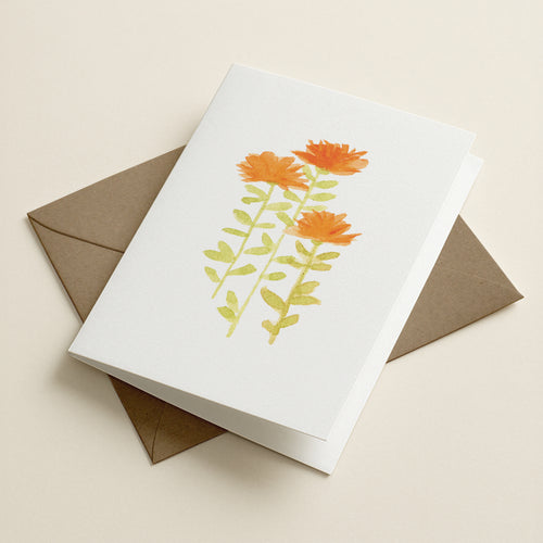 'Orange Bloom (Wild Things)' CARD