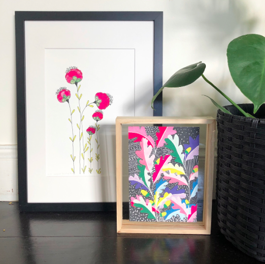 Bursting Pink — Kim Miatke Art | Calla Collective