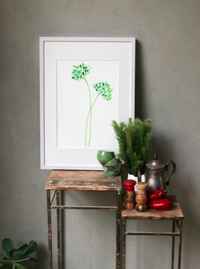 Botanical Green Bloom — PRINT | Calla Collective