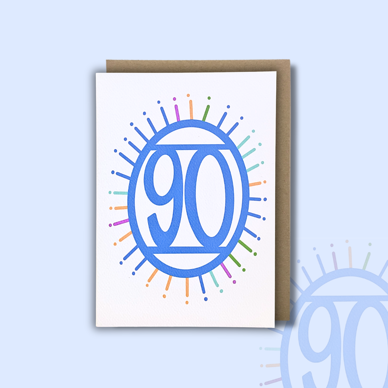 '90' Birthday Card — KIM MIATKE ART | Calla Collective