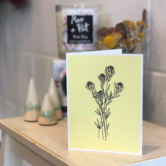 'Yellow Native Bloom' CARD — CALLA COLLECTIVE | Calla Collective