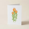 WS Yellow Bloom Trio - Botanical Greeting Card